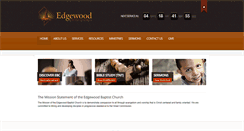 Desktop Screenshot of edgewoodbaptistchurchdc.org